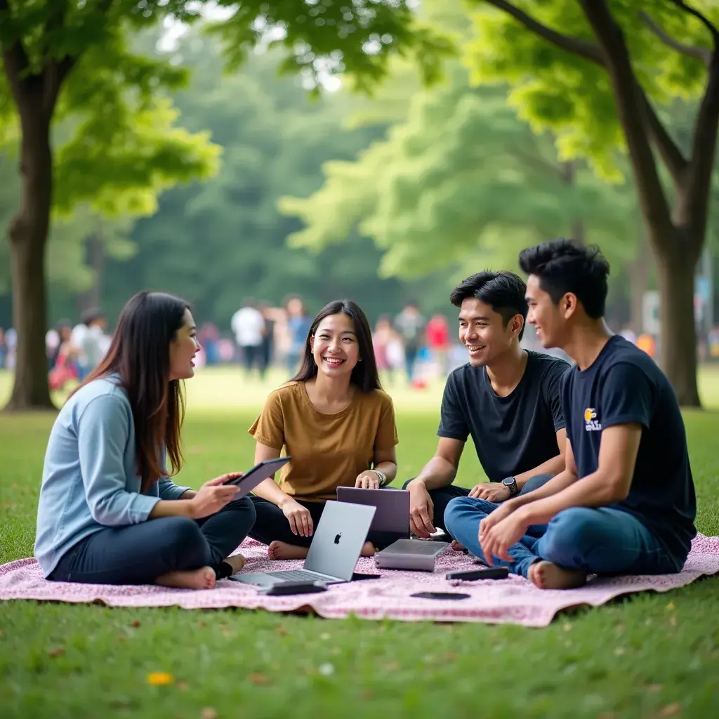 Professional business solutions illustration